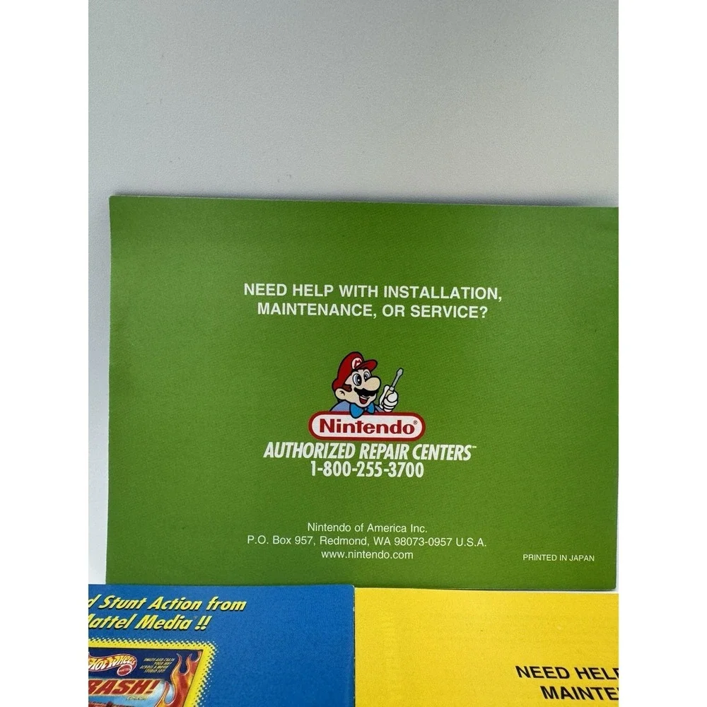 Nintendo GameBoy Color Manual Lot Of 7 -NO GAMES Frogger Donkey Kong Country Etc